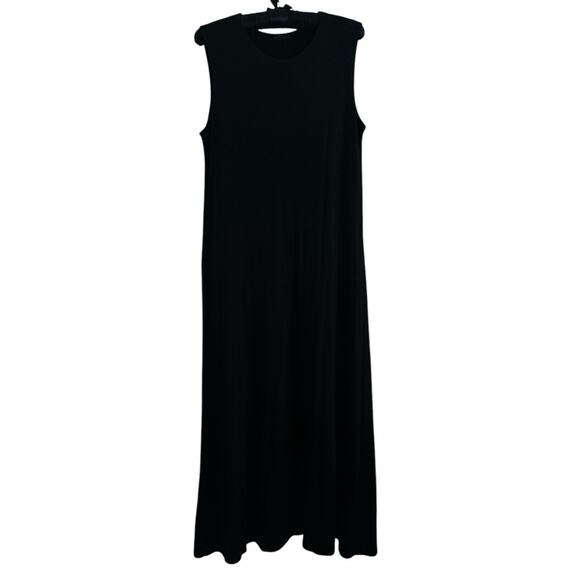 The Row Jersey Knit Maxi Dress Black Sleeveless size XS - Picture 11 of 11